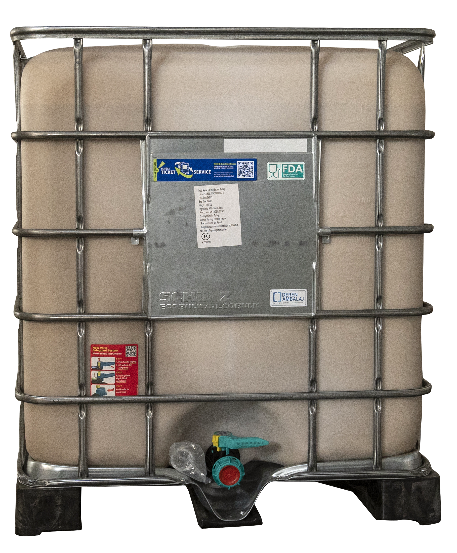 Doğal Tahin IBC 1000 KG